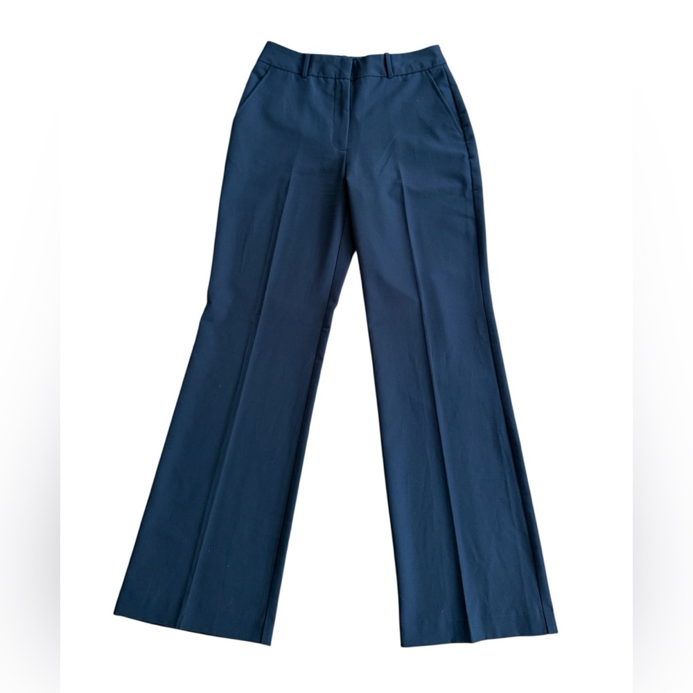 Worthington Womens High-Rise Modern Navy Trouser Size 2 - Picture 2 of 6